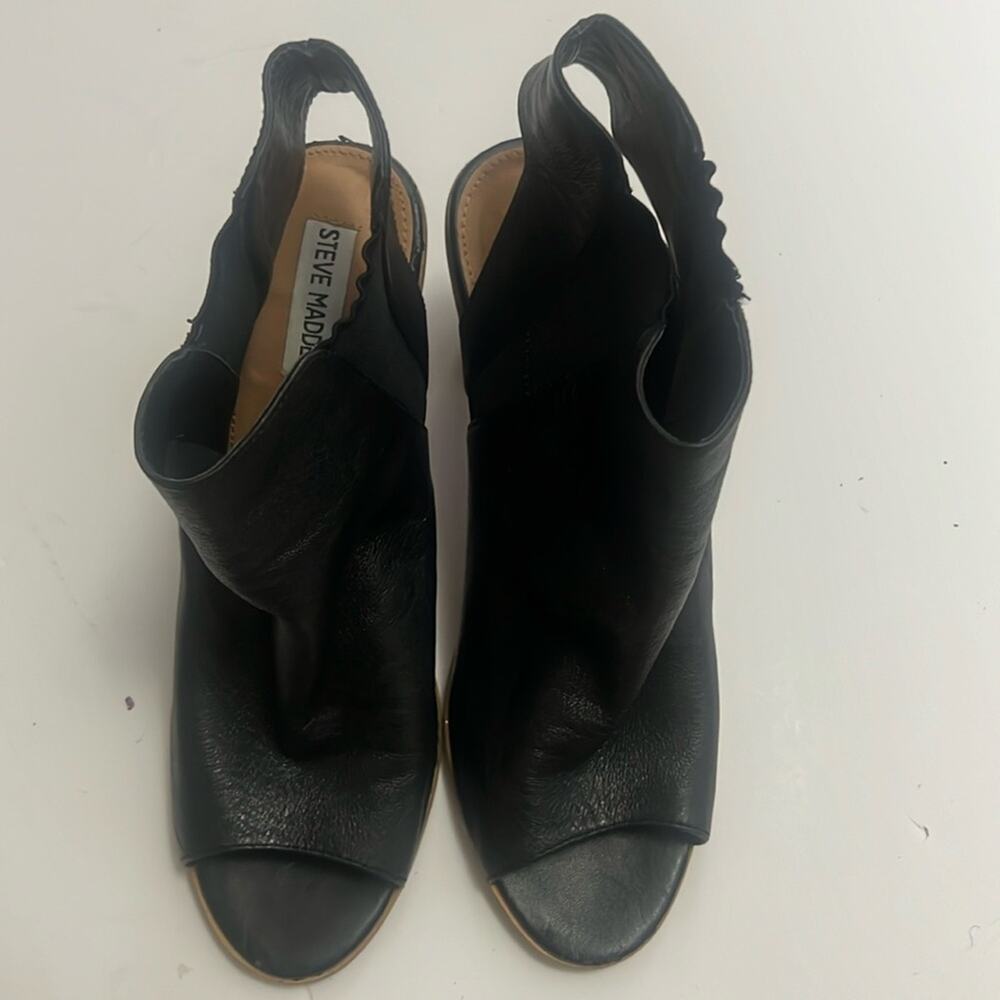 STEVE MADDEN NOBELL SLING BACK‎ OPEN TOE SANDALS SIZE 10M